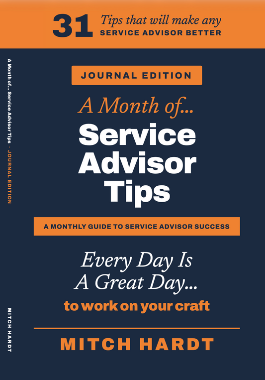 Service Advisor Tips Journal Edition